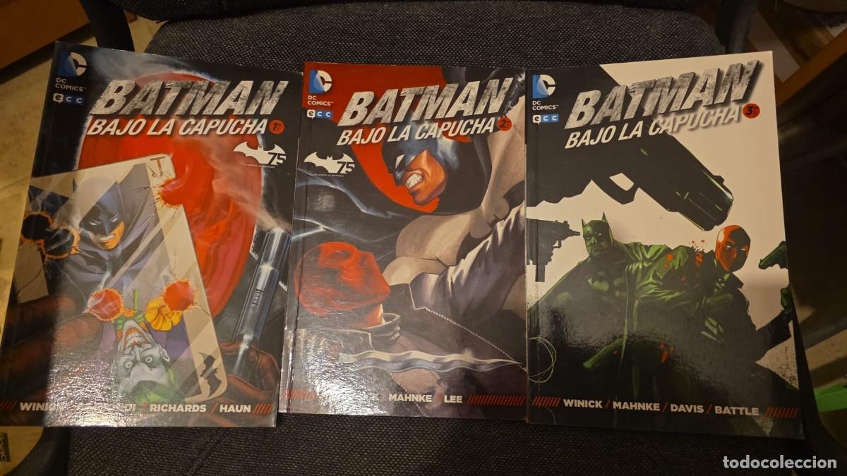 C&oacute;mics: BATMAN: BAJO LA CAPUCHA (OBRA COMPLETA 3 TOMOS) - ECC