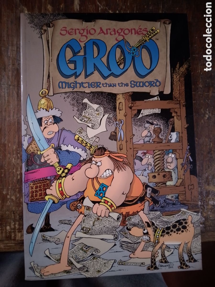 C&oacute;mics: GROO. MIGHTIER THAN THE SWORD. ARAGONES, SERGIO. INGLES. DARK HORSE. 2002