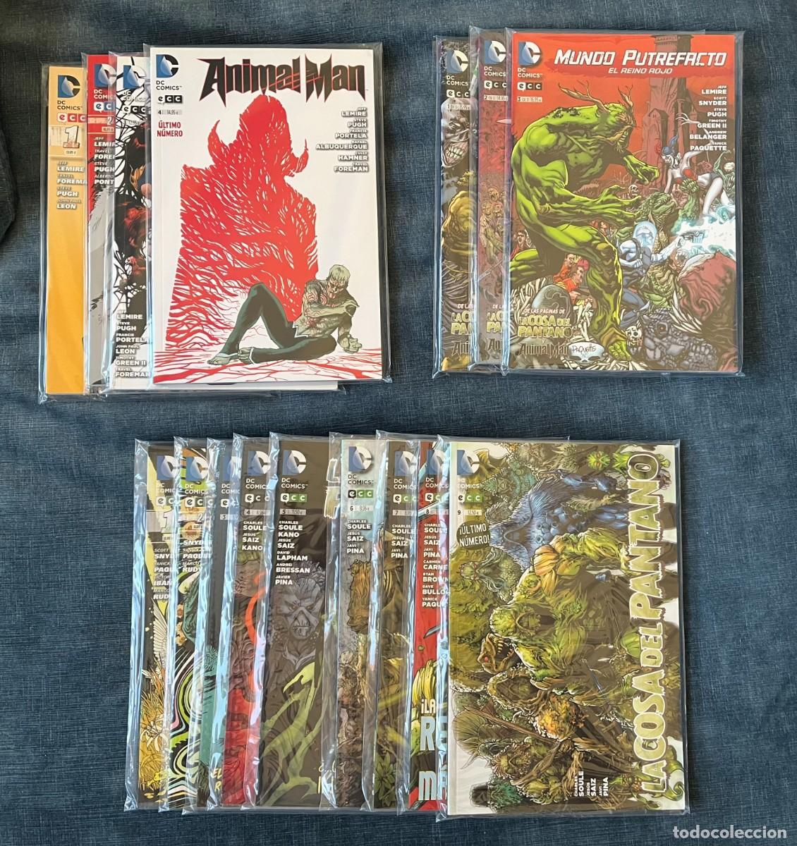 Comics: DC NEW 52 | LA COSA DEL PANTANO + ANIMAL MAN + MUNDO PUTREFACTO | ECC