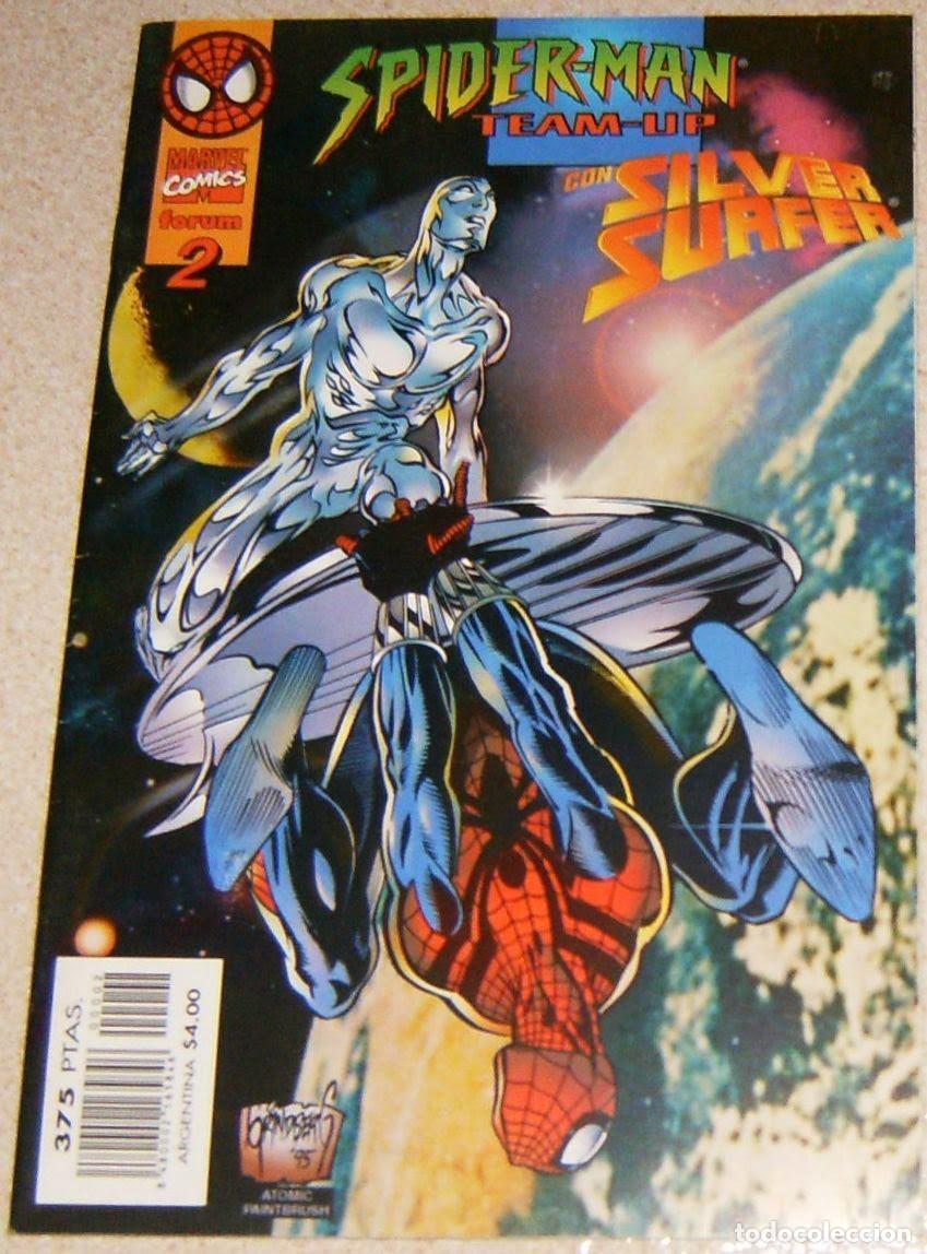 C&oacute;mics: SPIDERMAN TEAM-UP 2 . SPIDERMAN CON SILVER SURFER ESTELA PLATEADA . FORUM
