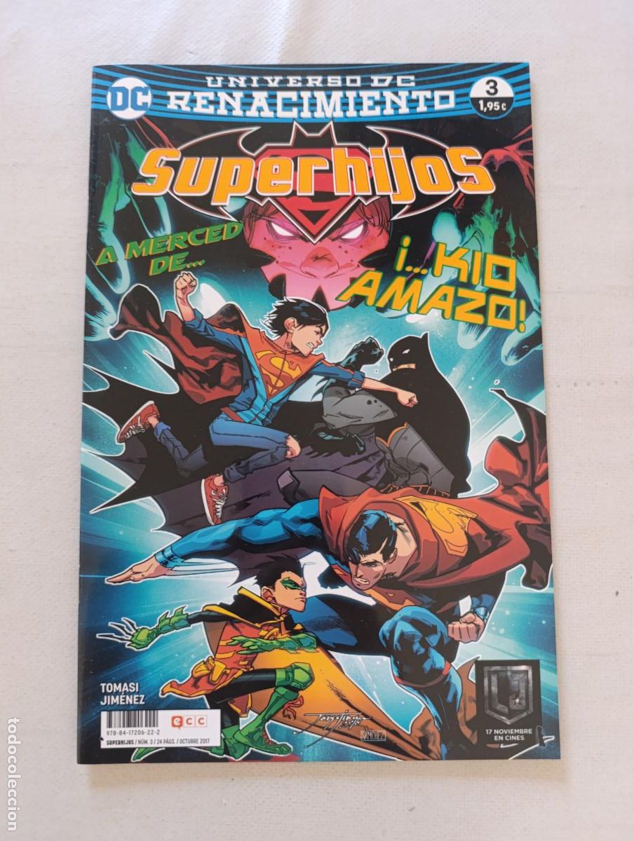 C&oacute;mics: SUPERHIJOS N&ordm; 3 - SUPER HIJOS - UNIVERSO DC RENACIMIENTO - ECC (IK)