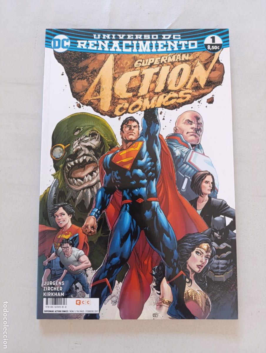 C&oacute;mics: SUPERMAN: ACTION COMICS N&ordm; 1 - UNIVERSO DC RENACIMIENTO - ECC (HHw)