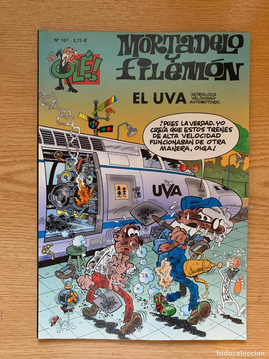 C&oacute;mics: Mortadelo y Filem&oacute;n n&ordm; 167: El UVA - Colecci&oacute;n Ol&eacute; - Muy Buen Estado
