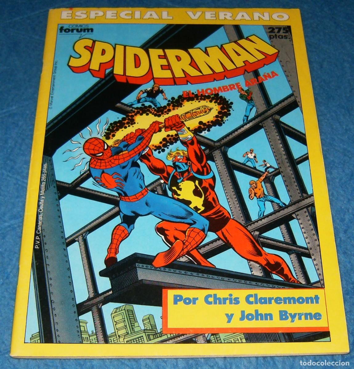 Comics : SPIDERMAN ESPECIAL VERANO 1990 . FORUM . Chris Claremont, John Byrne