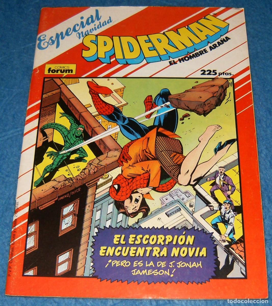 Comics: SPIDERMAN NAVIDAD 1987 . FORUM . STAN LEE RON FRENZ . EL ESCORPION