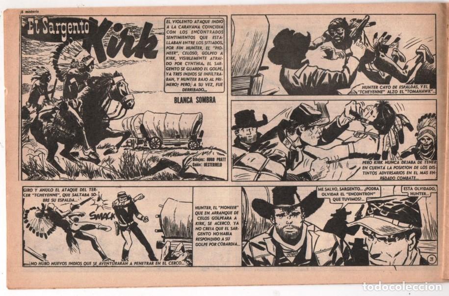 C&oacute;mics: 1956 MISTERIX # 404 SARGENTO KIRK, BLANCA SOMBRA - PRATT OESTERHELD SOLANO LOPEZ-FUERTE ARGENTINO