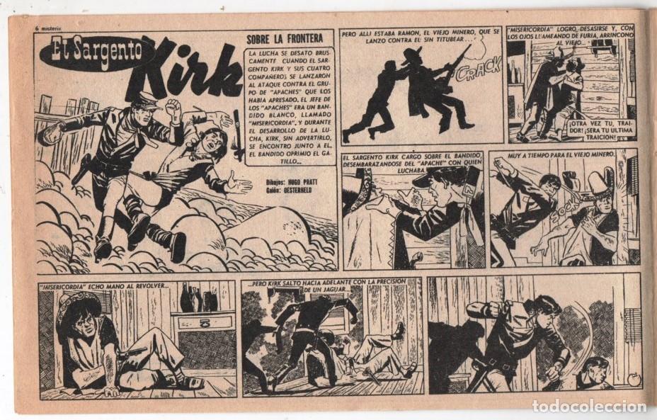 C&oacute;mics: 1956 MISTERIX # 410 SARGENTO KIRK, SOBRE LA FRONTERA- PRATT OESTERHELD SOLANO LOPEZ-FUERTE ARGENTINO