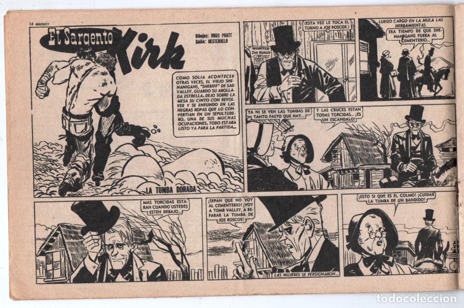 C&oacute;mics: 1956 MISTERIX # 411 SARGENTO KIRK, LA TUMBA DORADA - PRATT OESTERHELD SOLANO LOPEZ -FUERTE ARGENTINO