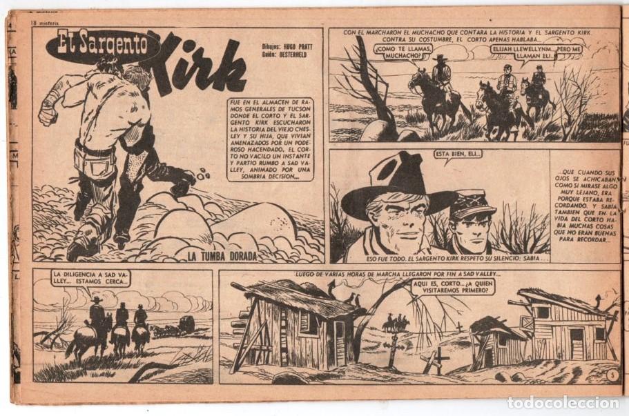 C&oacute;mics: 1956 MISTERIX # 412 SARGENTO KIRK, LA TUMBA DORADA - PRATT OESTERHELD SOLANO LOPEZ -FUERTE ARGENTINO