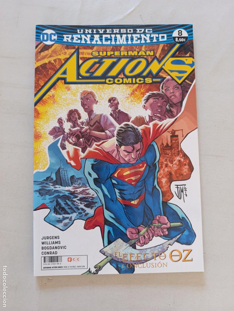 C&oacute;mics: SUPERMAN: ACTION COMICS N&ordm; 8 - UNIVERSO DC RENACIMIENTO - ECC (HHw)