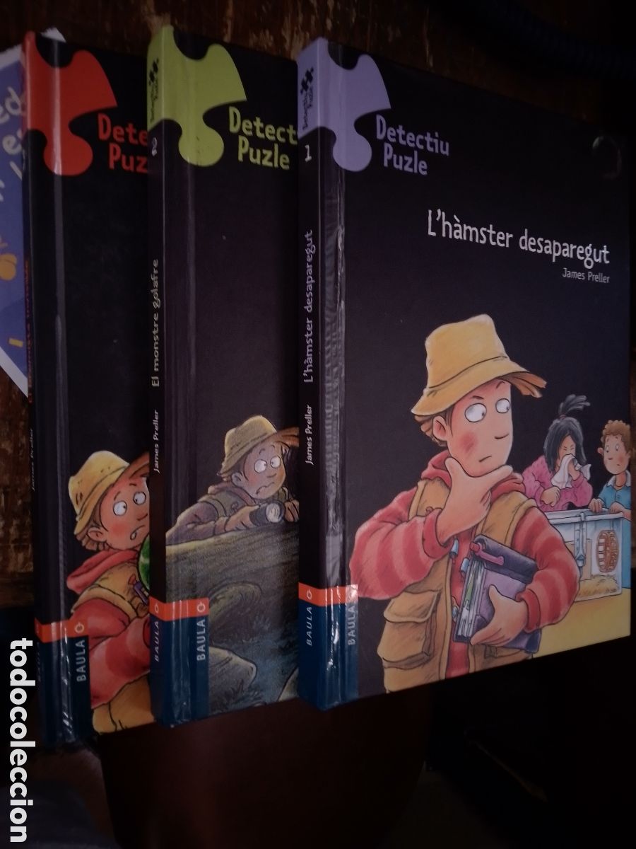 Comics: DETECTIU PUZLE. PRELLER, JAMES. 3 VOL. BAULA. CATALAN. BARCELONA. 2005