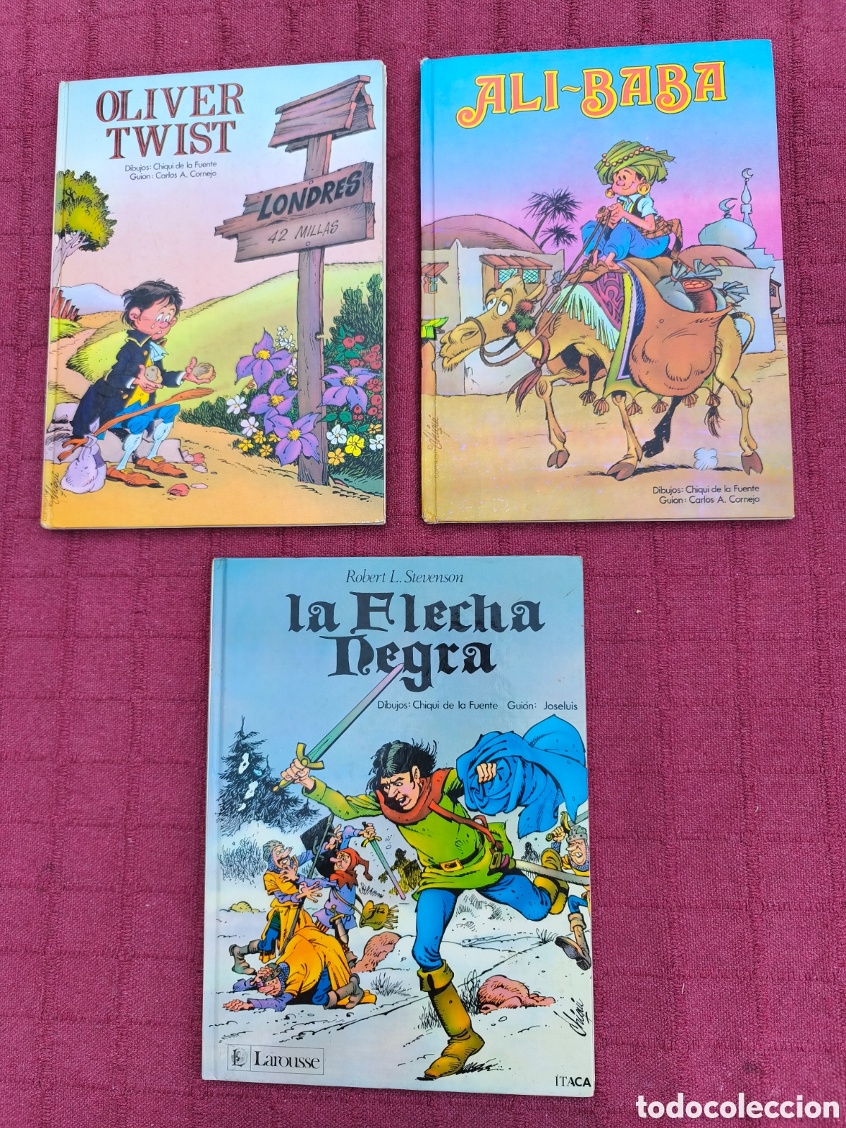 C&oacute;mics: ALI BABA - OLIVER TWIST - LA FLECHA NEGRA - CHIQUI DE LA FUENTE