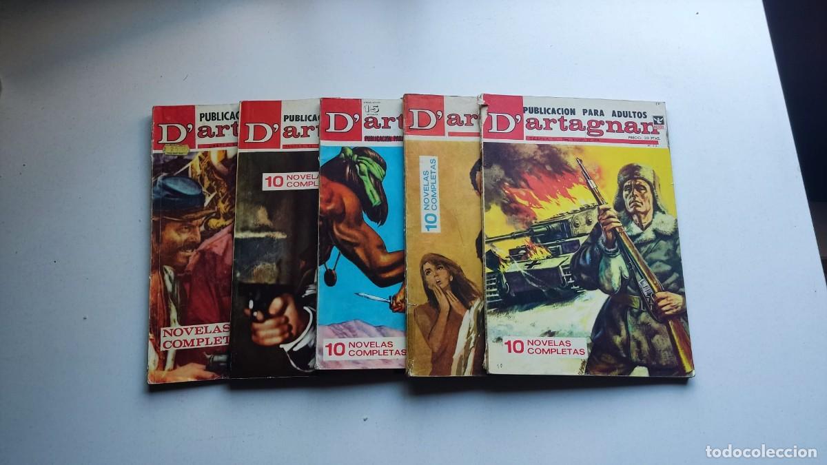 Fumetti: D'ARTAGNAN Columba - Lote 5 revistas 1972-1974 - Nippur de Lagash de Robin Wood - Ed. argentina