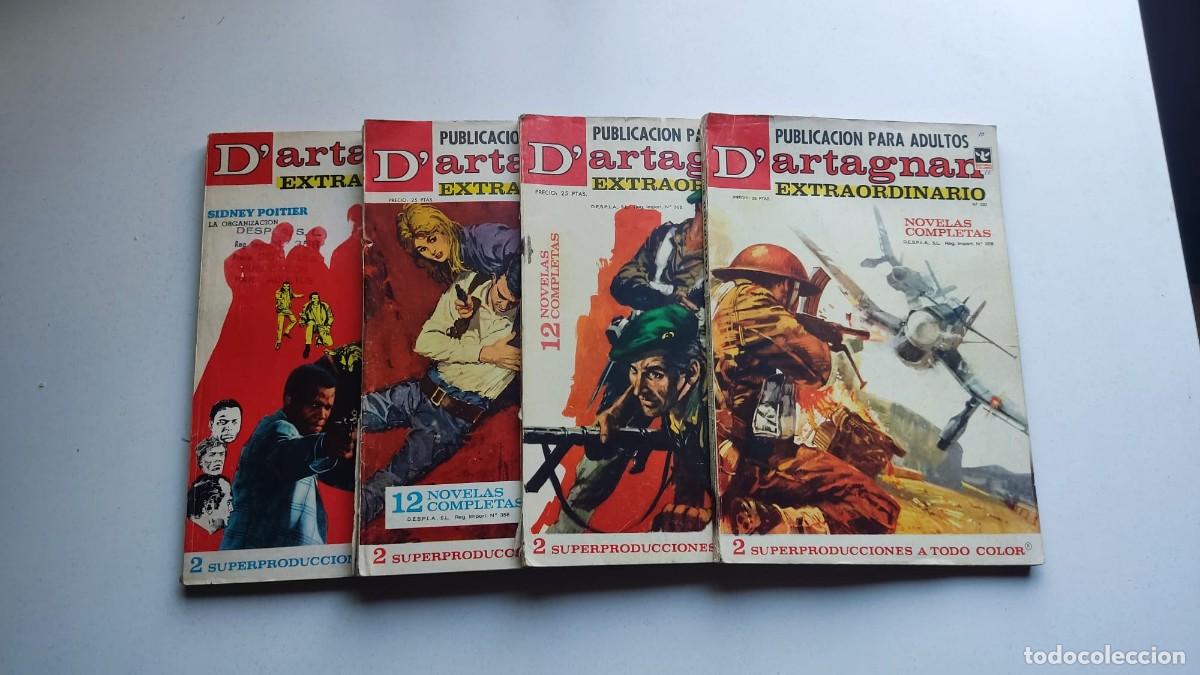 Comics: D'ARTAGNAN Columba - Los 4 EXTRAORDINARIO de 1972-74 - Dennis Martin de Robin Wood y Lito Fern&aacute;ndez