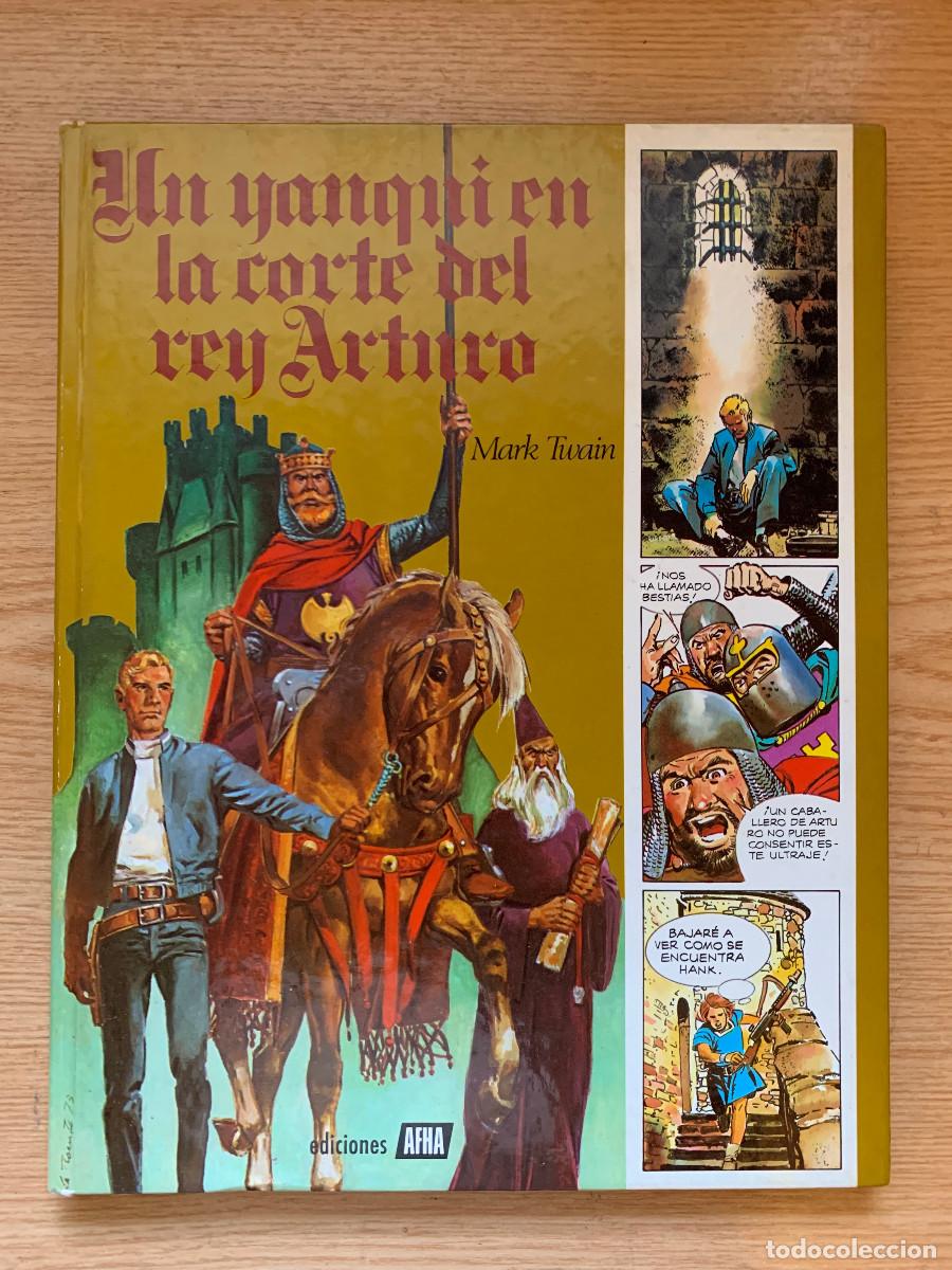 C&oacute;mics: Un Yanqui en la Corte del Rey Arturo de Mark Twain - AFHA - D4 Excelente Estado