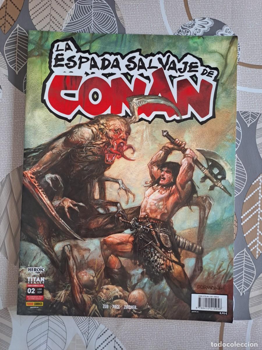 C&oacute;mics: La espada salvaje de Conan 2, Panini en buen estado Bolsa DA