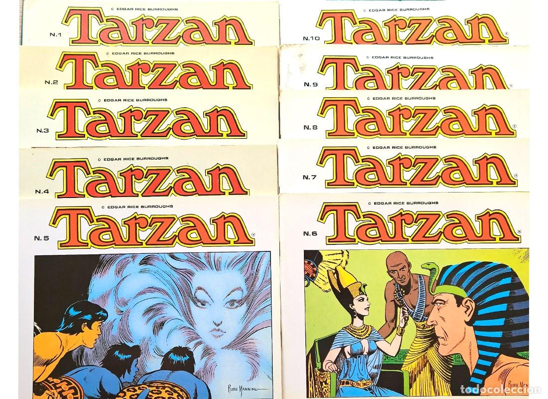 C&oacute;mics: TARZAN COMPLETA 10 N&Uacute;MEROS- EDGAR RICE BURROUGHS - EDICIONES B.O A&Ntilde;O 1987