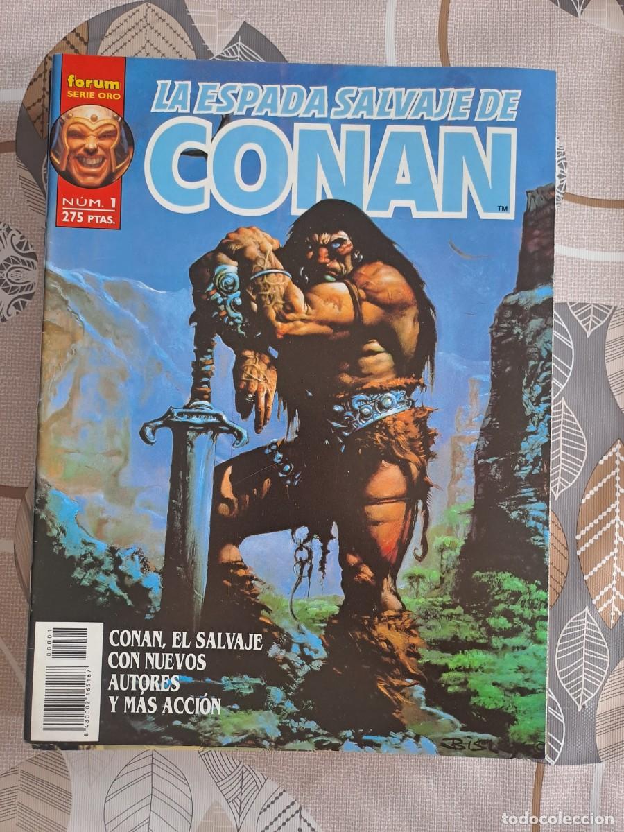 C&oacute;mics: La espada salvaje de Conan completa 10 n&uacute;meros, F&oacute;rum en buen estado Bolsa DA