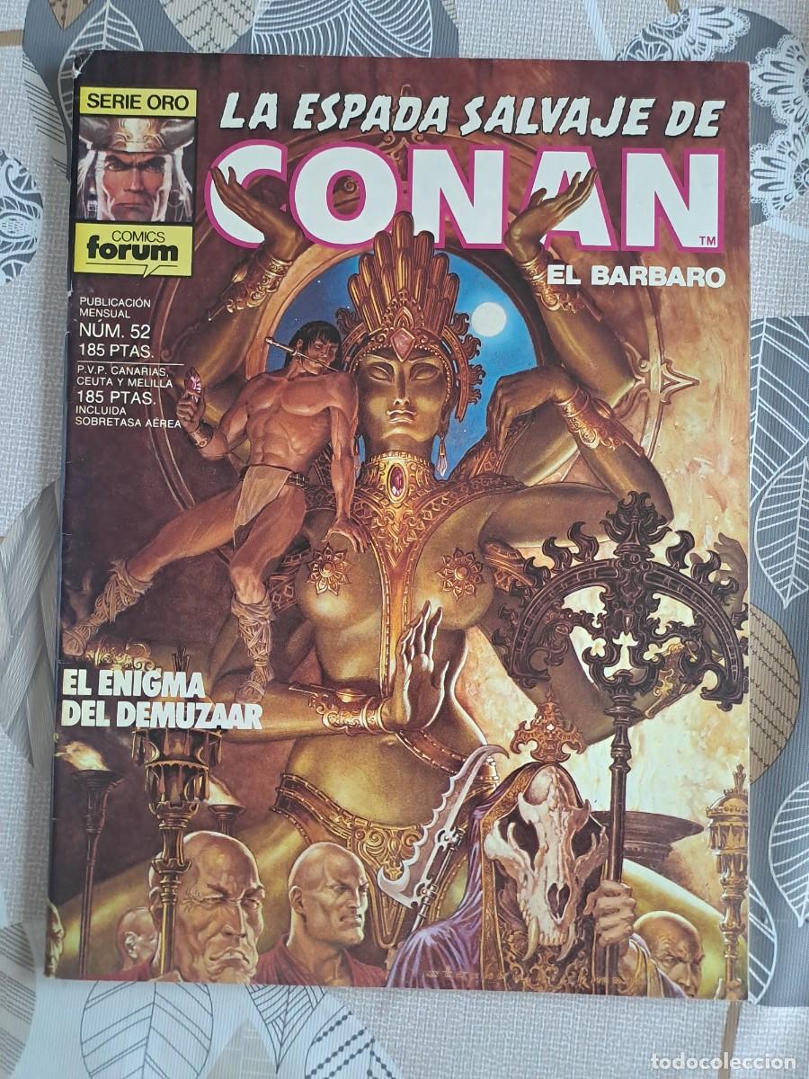 C&oacute;mics: La espada salvaje de Conan 52, F&oacute;rum en buen estado Bolsa DA