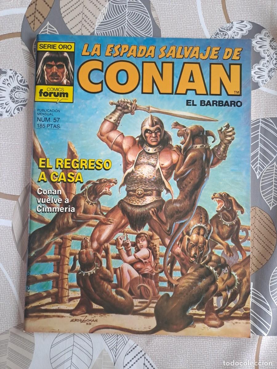 C&oacute;mics: La espada salvaje de Conan 57, F&oacute;rum en buen estado Bolsa DA