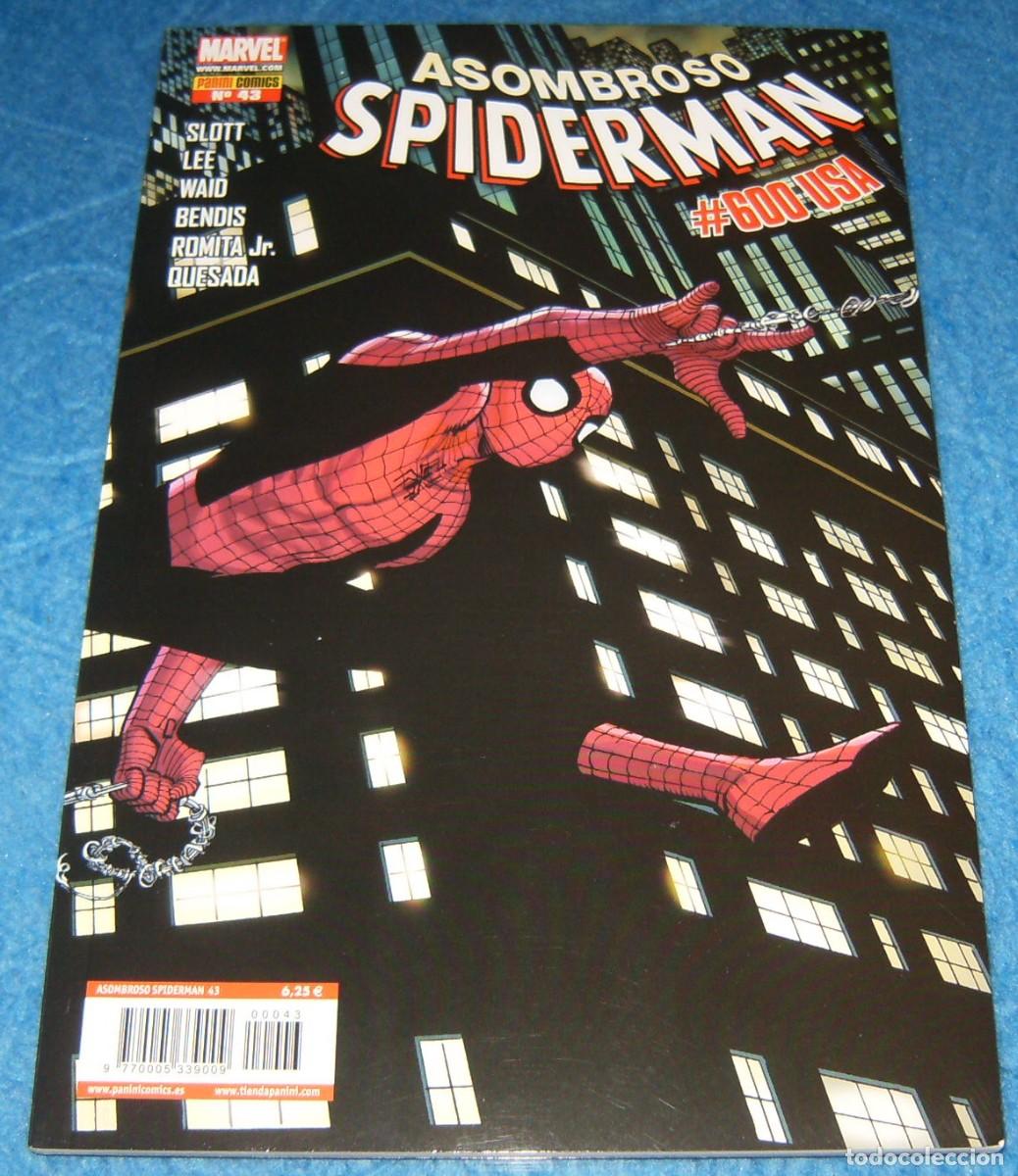 C&oacute;mics: EL ASOMBROSO SPIDERMAN 43 . PANINI . CONTIENEN EL N&Uacute;MERO 600 USA