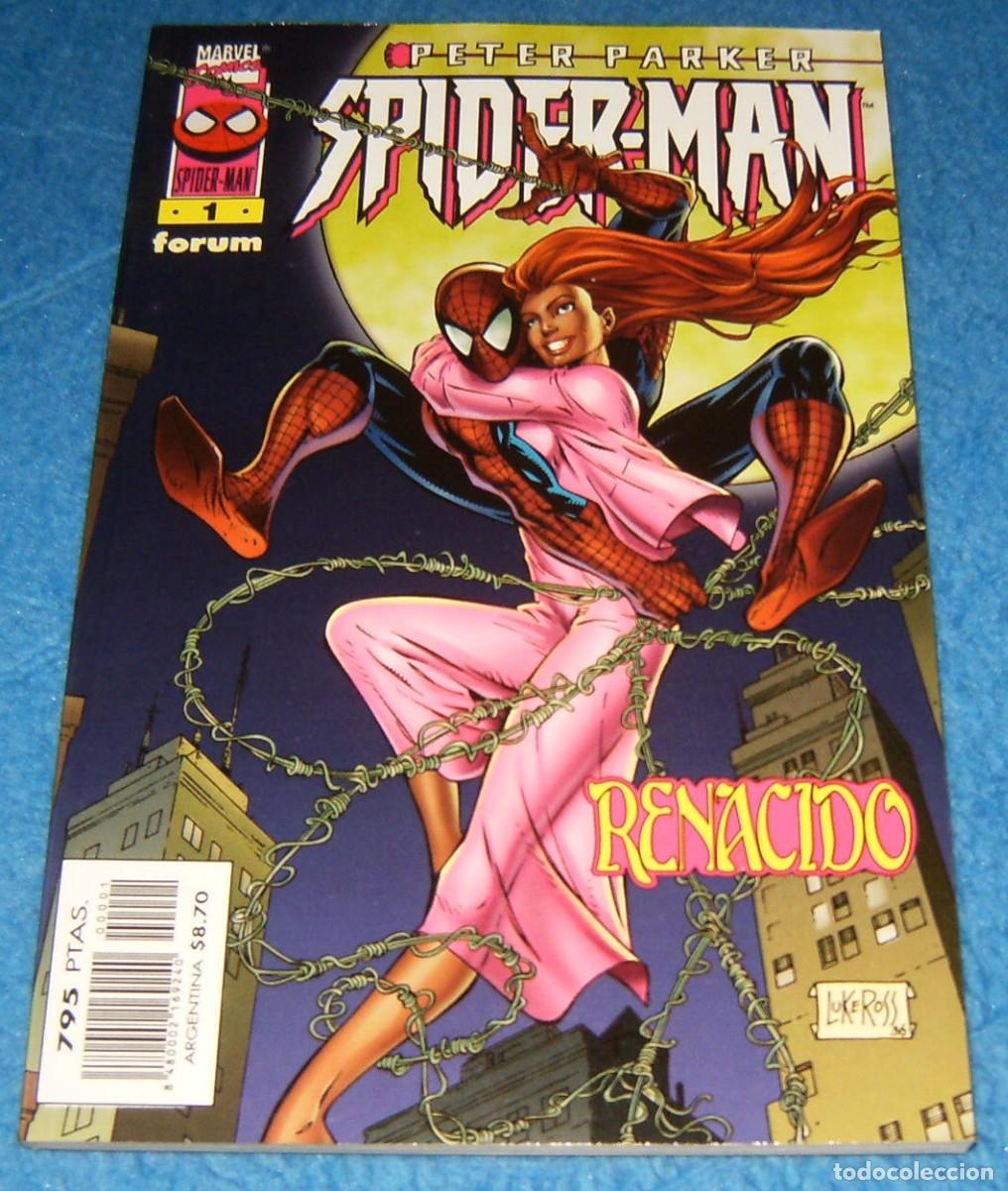 C&oacute;mics: PETER PARKER SPIDERMAN volumen 1 n&uacute;mero 1 . RENACIDO . FORUM . TOMO LOMO NEGRO