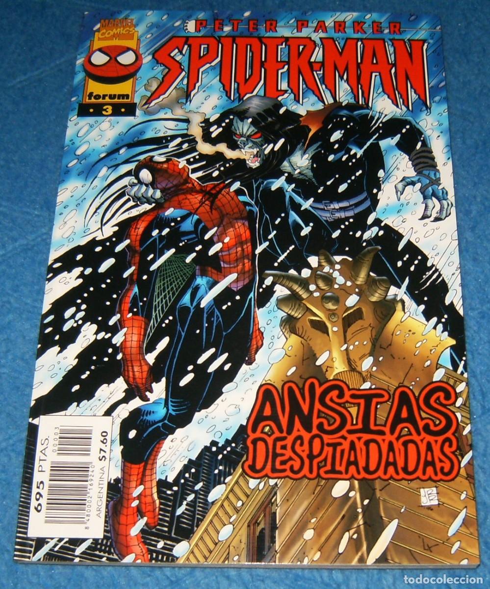 C&oacute;mics: PETER PARKER SPIDERMAN volumen 1 n&uacute;mero 3 . ANSIAS DESPIADADAS . FORUM . TOMO LOMO NEGRO