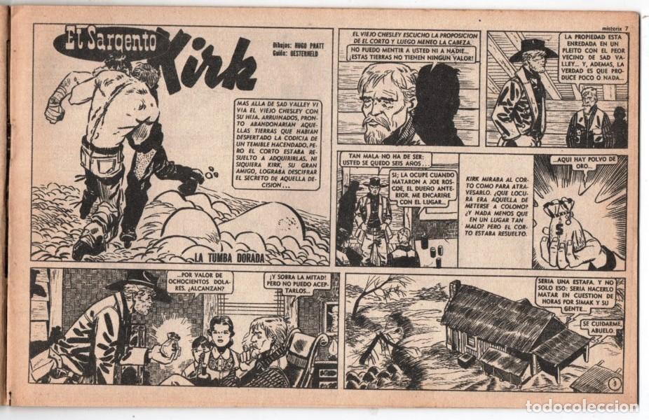 C&oacute;mics: 1956 MISTERIX # 413 SARGENTO KIRK, LA TUMBA DORADA - PRATT OESTERHELD SOLANO LOPEZ -FUERTE ARGENTINO