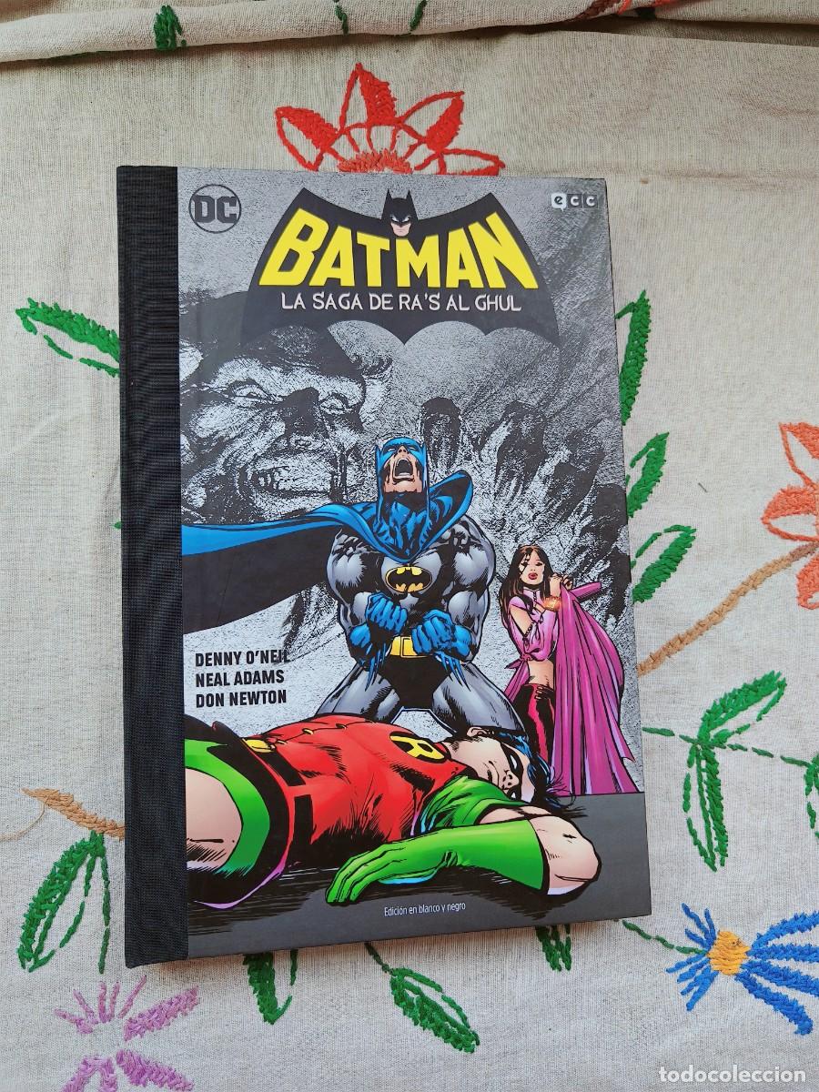 C&oacute;mics: Batman. Saga Ras al Ghul. Edici&oacute;n limitada blanco y negro. Neal Adams. DC. ECC.