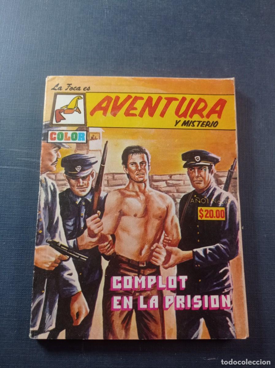 C&oacute;mics: AVENTURA Y MISTERIO N&ordm; 35. COMPLOT EN LA PRISI&Oacute;N. EDITORIAL LA FOCA, M&Eacute;XICO, SIN FECHA. VER +++