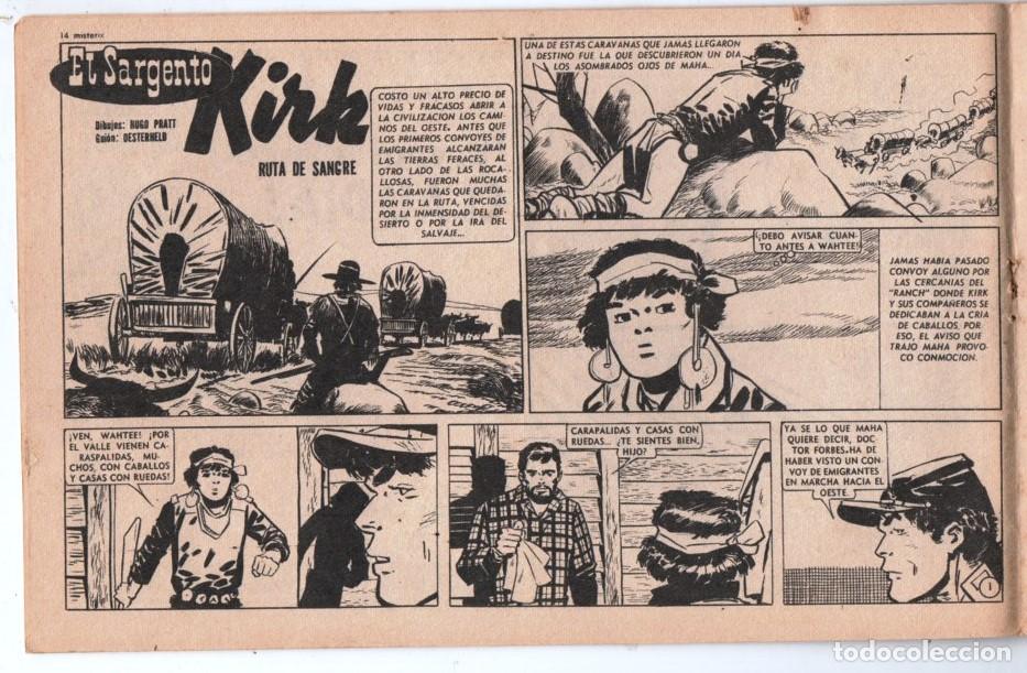 C&oacute;mics: 1956 MISTERIX # 417 SARGENTO KIRK, RUTA DE SANGRE - PRATT OESTERHELD SOLANO LOPEZ -FUERTE ARGENTINO