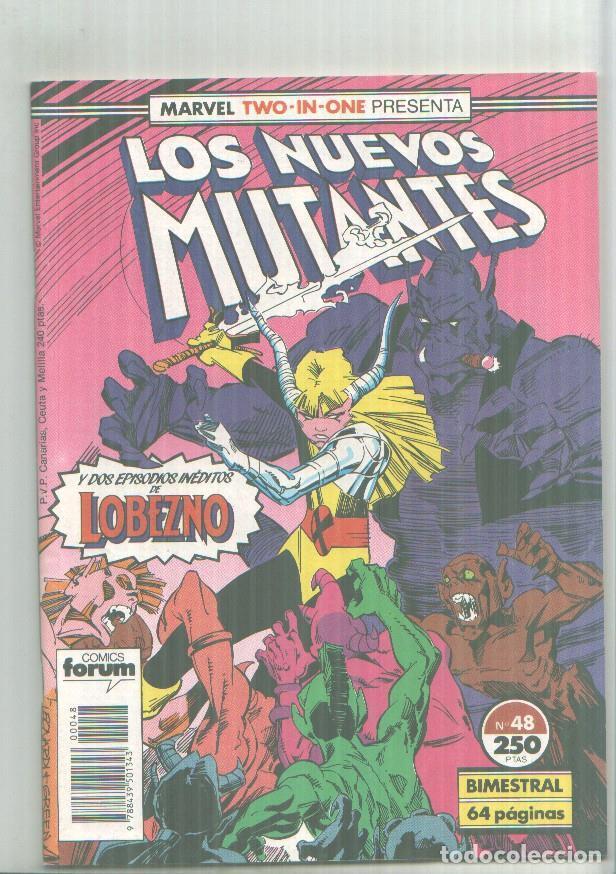 C&oacute;mics: Marvel Two-In-One: Los Nuevos Mutantes + Lobezno numero 48 - Varios
