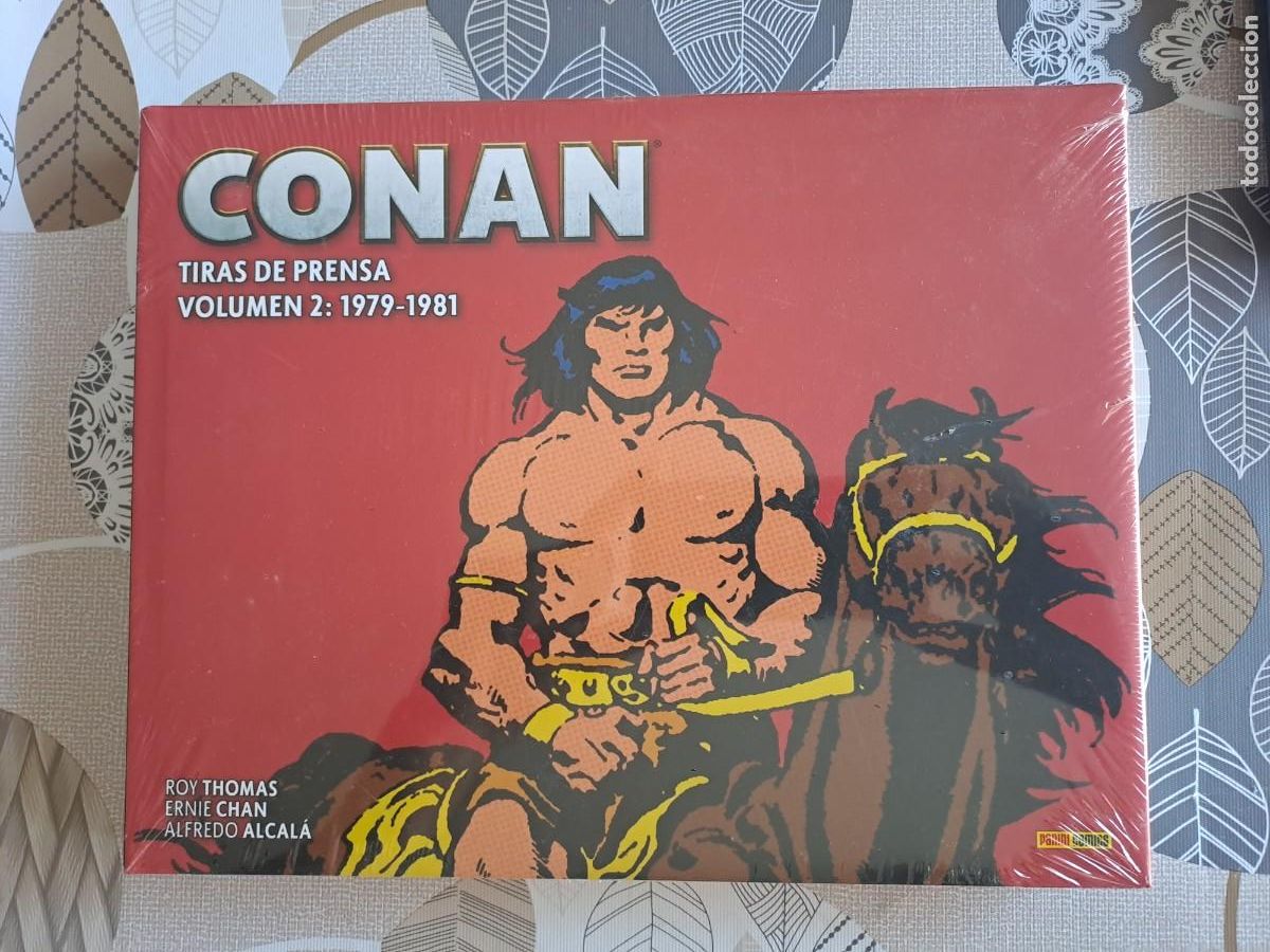 C&oacute;mics: Conan tiras de prensa 2, 1979-1981, Panini precintado sin estrenar Bolsa DA