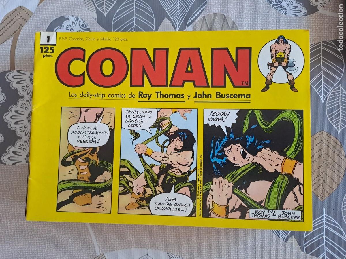 C&oacute;mics: Conan tiras de prensa completa 12 n&uacute;meros, F&oacute;rum en buen estado Bolsa DA