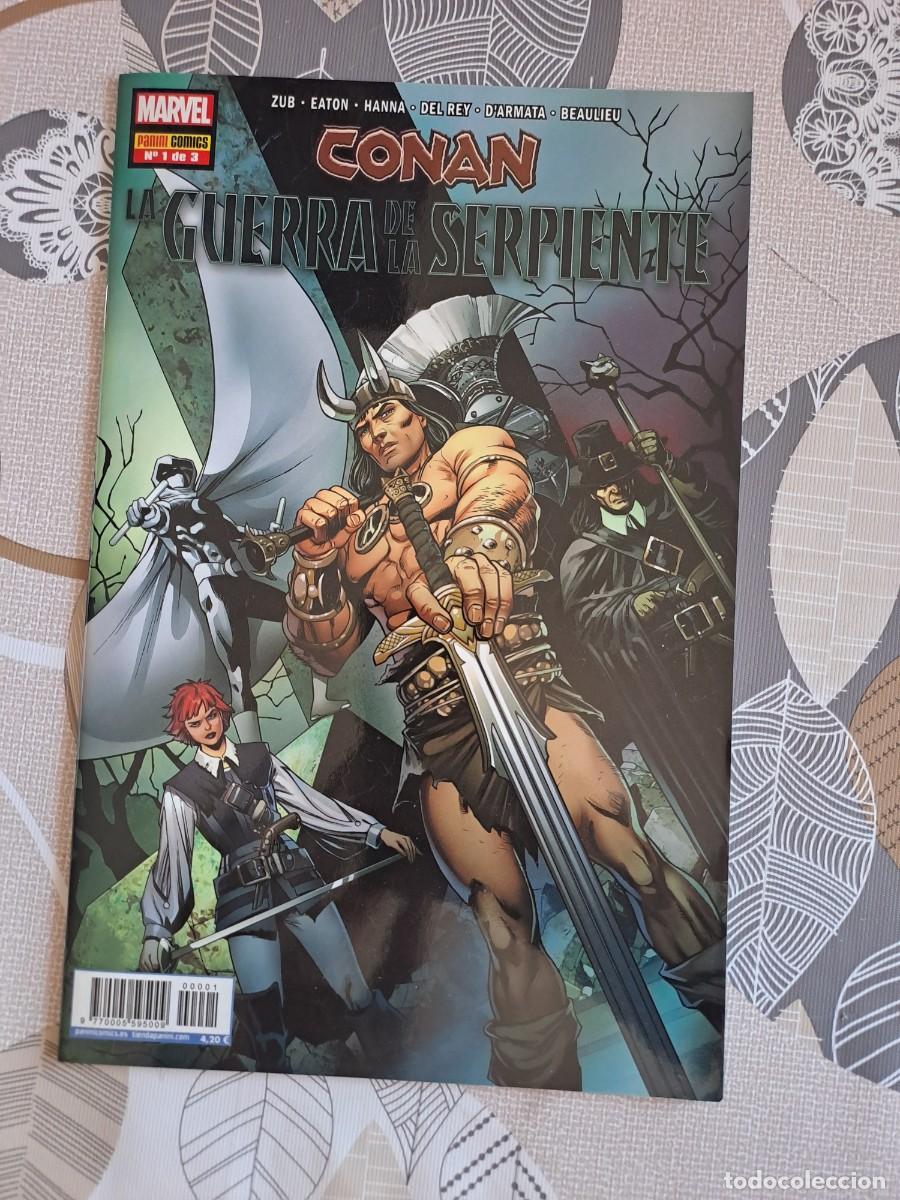 C&oacute;mics: Conan la guerra de la serpiente 1, Panini en perfecto estado Bolsa DA