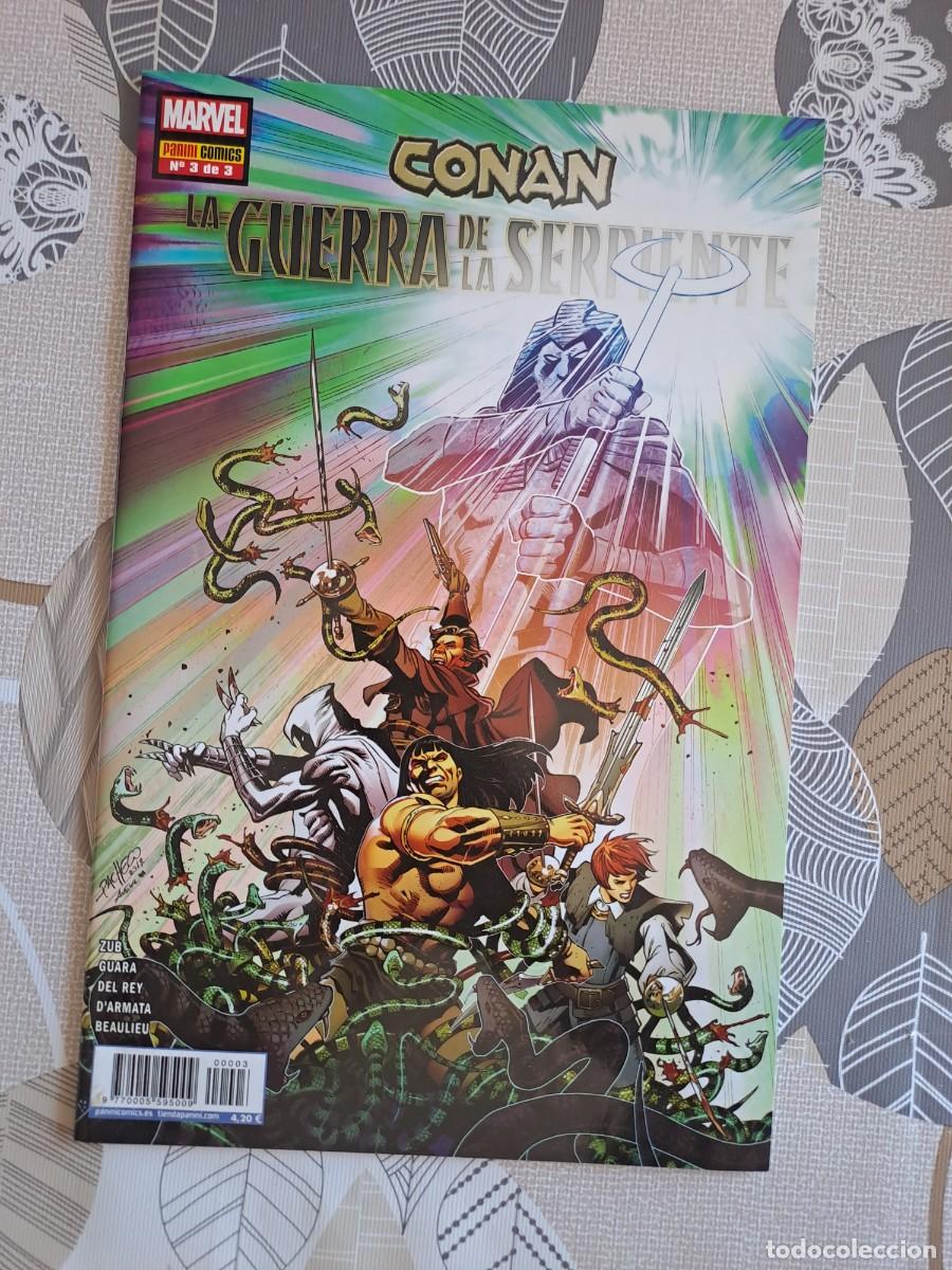 C&oacute;mics: Conan la guerra de la serpiente 3, Panini en perfecto estado Bolsa DA