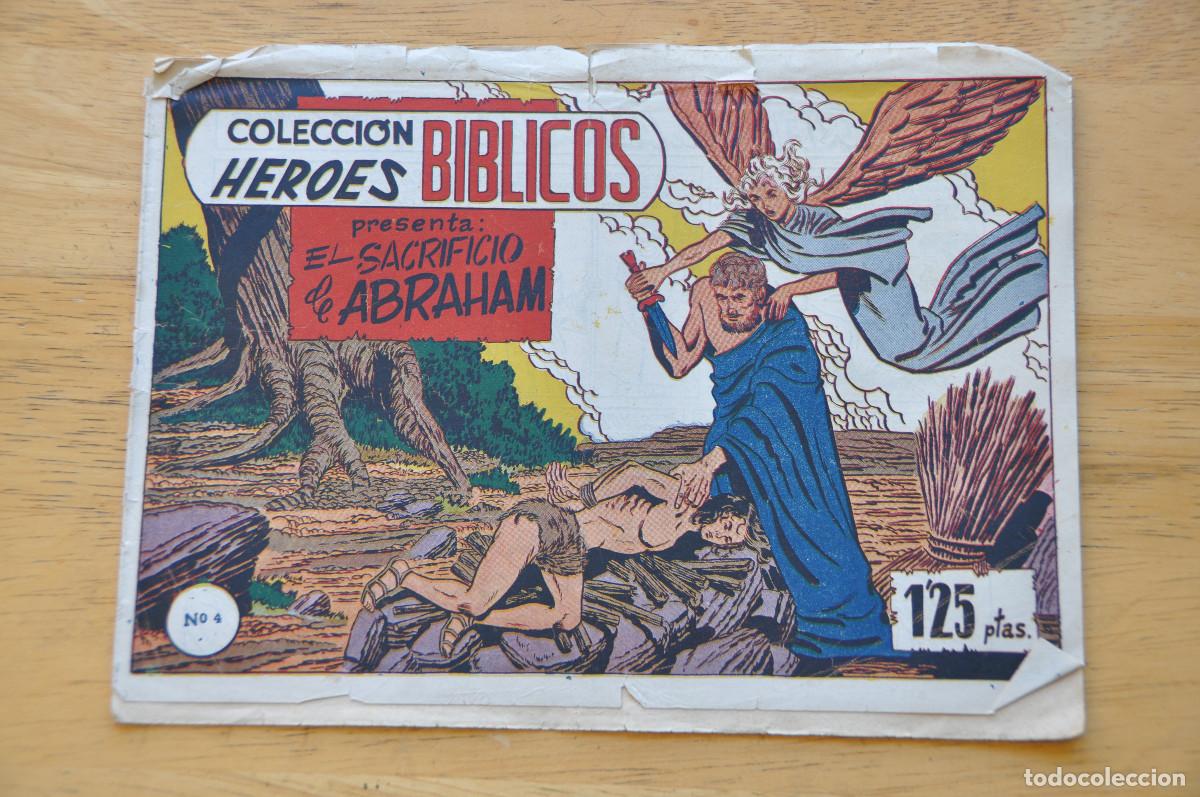 C&oacute;mics: COMIC - COLECCI&Oacute;N H&Eacute;ROES B&Iacute;BLICOS N&ordm;4 - EL SACRIFICIO DE ABRAHAM - CASA MITJANA