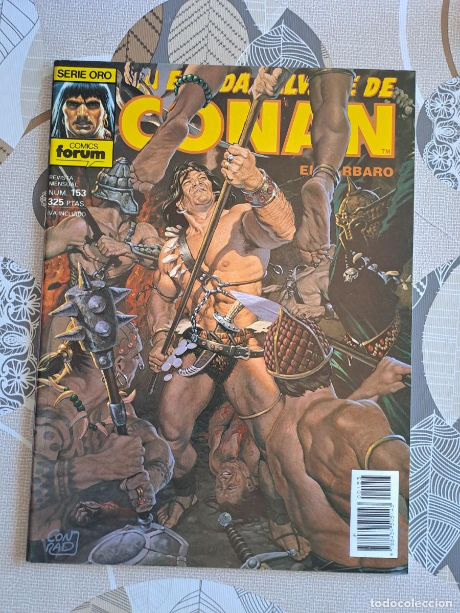 C&oacute;mics: La espada salvajes de Conan 153, F&oacute;rum en muy buen estado Bolsa DA