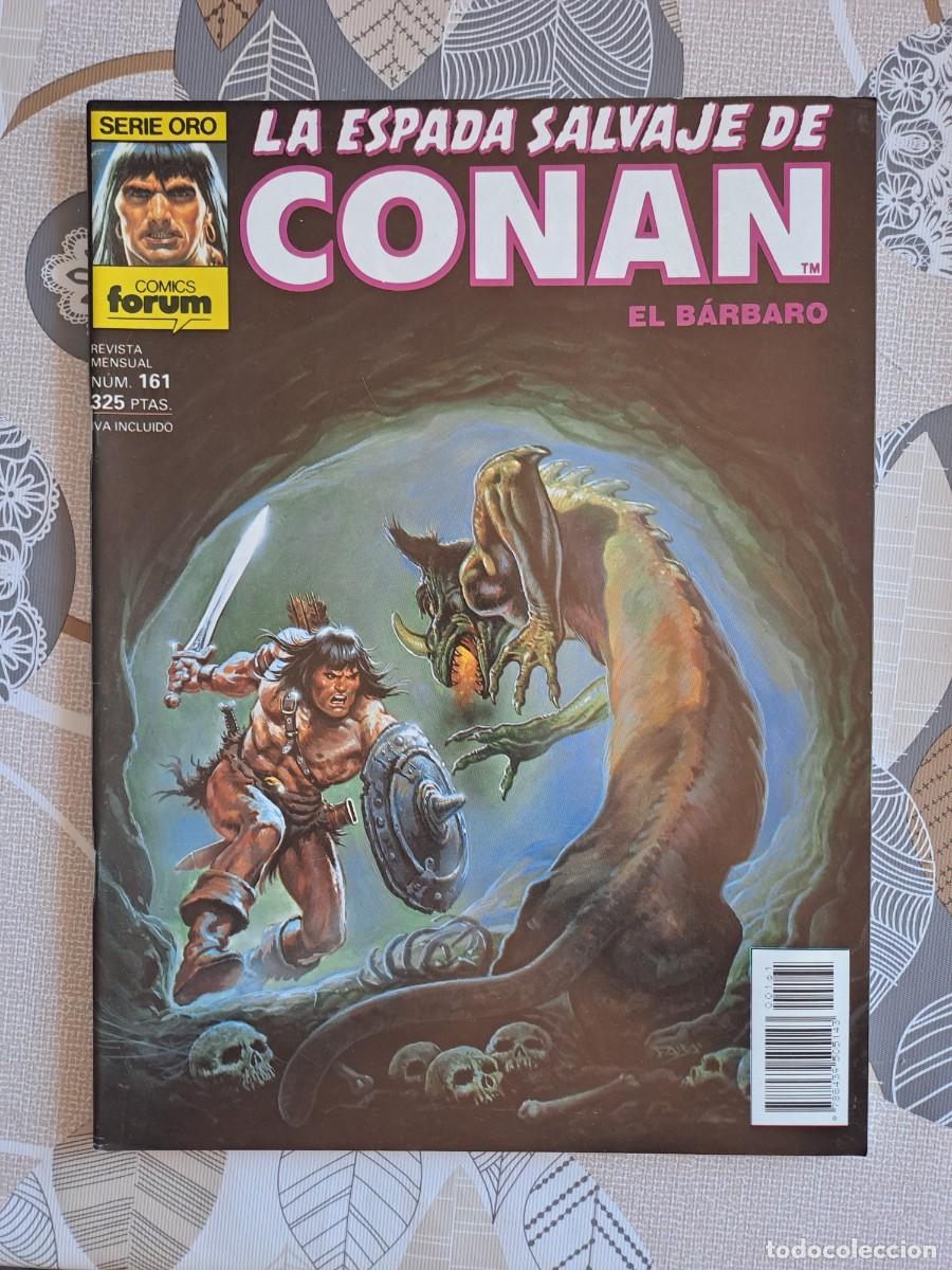 C&oacute;mics: La espada salvajes de Conan 161, F&oacute;rum en muy buen estado Bolsa DA