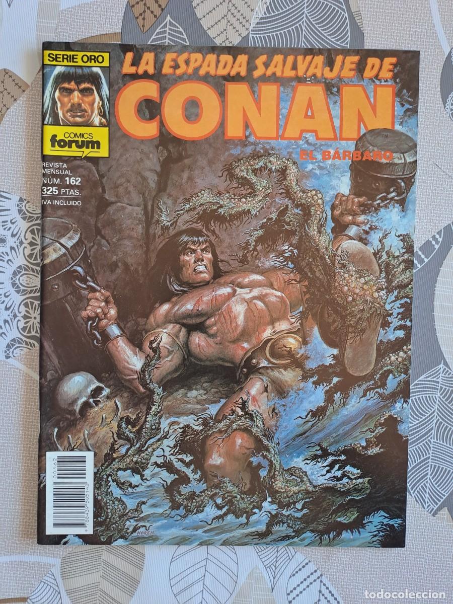 C&oacute;mics: La espada salvajes de Conan 162, F&oacute;rum en muy buen estado Bolsa DA