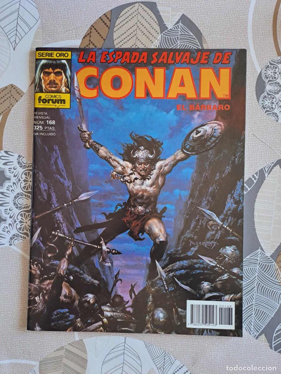 C&oacute;mics: La espada salvajes de Conan 168, F&oacute;rum en muy buen estado Bolsa DA