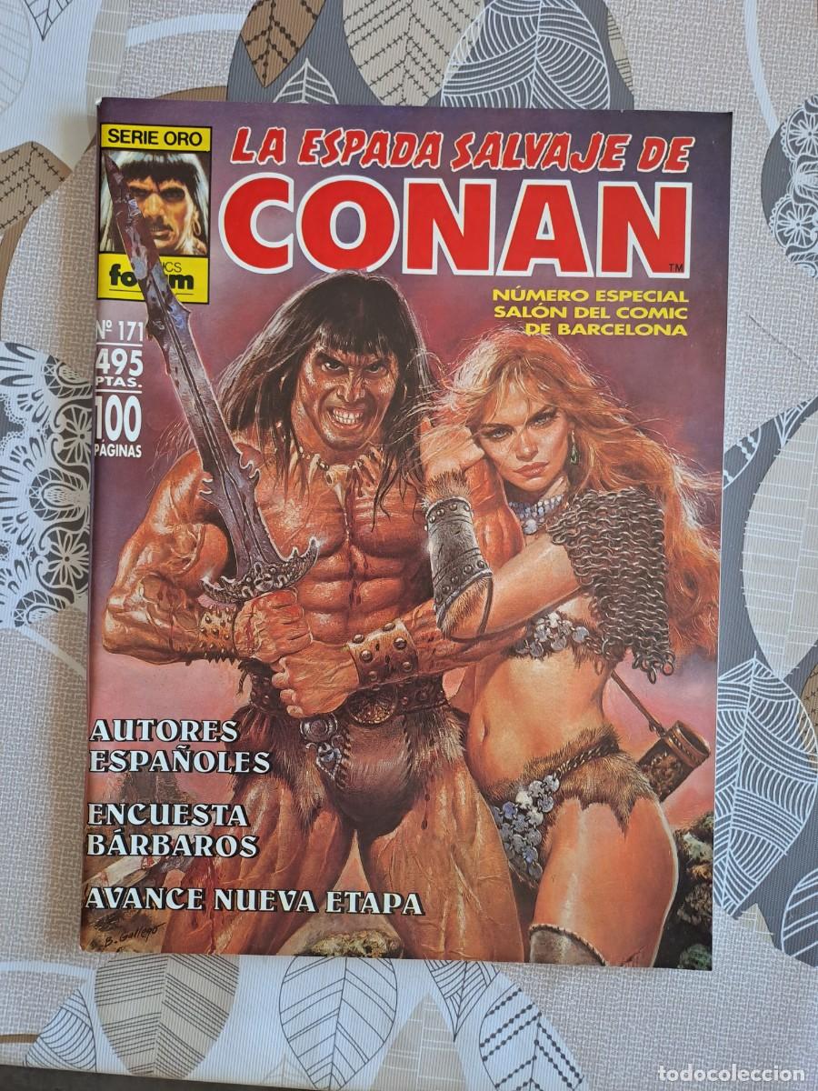 C&oacute;mics: La espada salvajes de Conan 171, F&oacute;rum en muy buen estado Bolsa DA