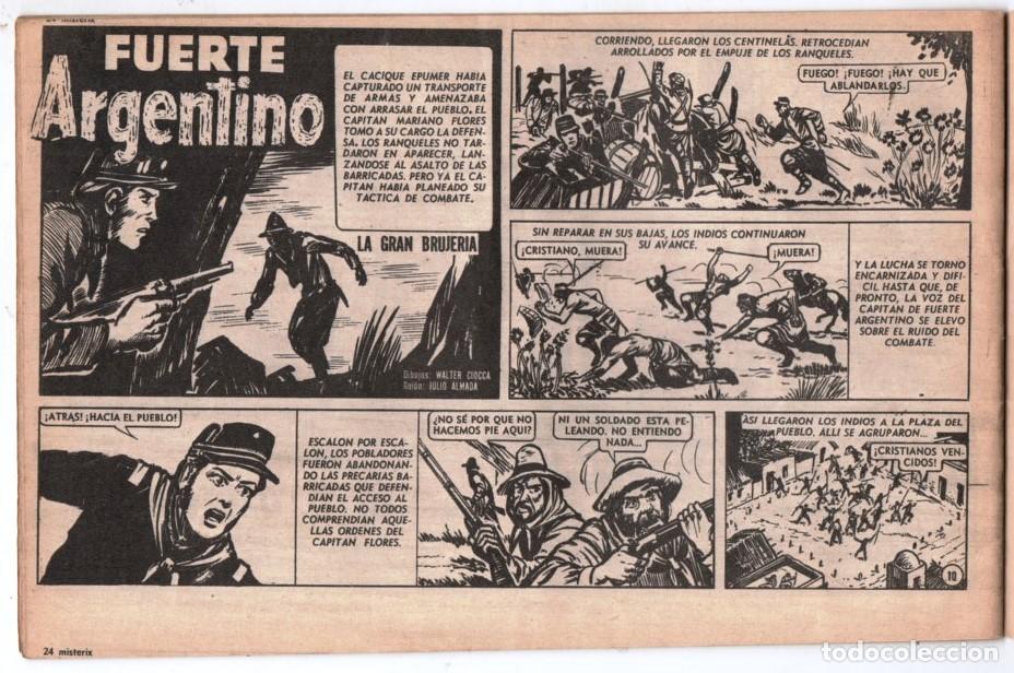 C&oacute;mics: 1956 MISTERIX # 418 SARGENTO KIRK, RUTA DE SANGRE - PRATT OESTERHELD SOLANO LOPEZ -FUERTE ARGENTINO