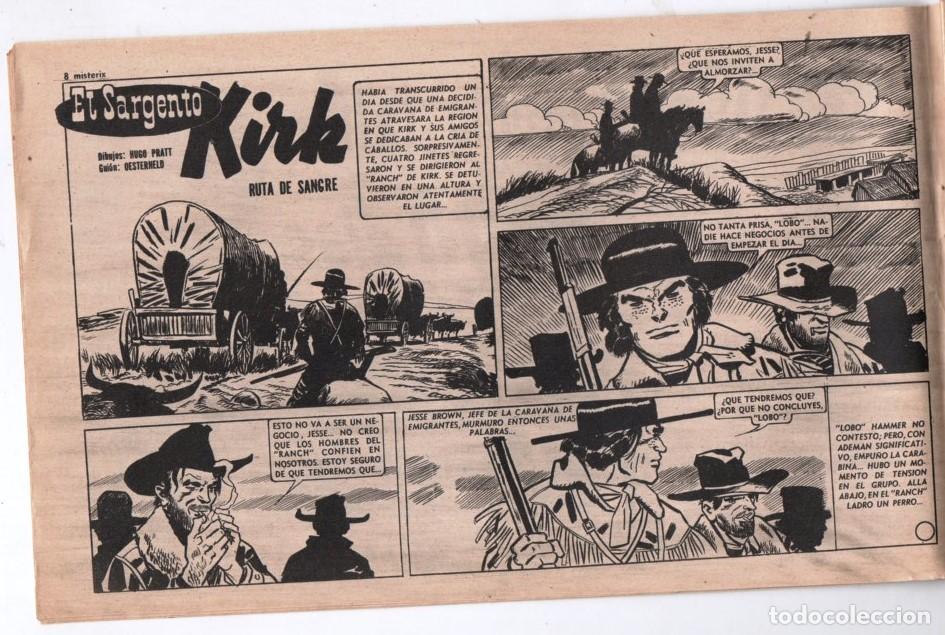 C&oacute;mics: 1956 MISTERIX # 419 SARGENTO KIRK, RUTA DE SANGRE - PRATT OESTERHELD SOLANO LOPEZ -FUERTE ARGENTINO