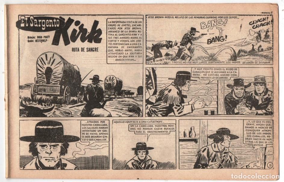 C&oacute;mics: 1956 MISTERIX # 420 SARGENTO KIRK, RUTA DE SANGRE - PRATT OESTERHELD SOLANO LOPEZ -FUERTE ARGENTINO