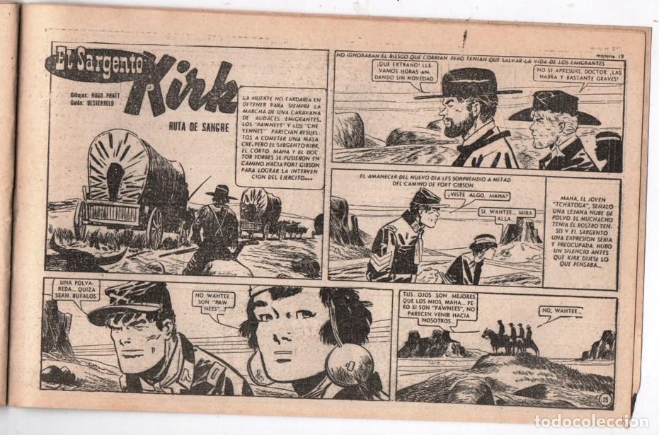 C&oacute;mics: 1956 MISTERIX # 423 SARGENTO KIRK, RUTA DE SANGRE - PRATT OESTERHELD SOLANO LOPEZ -FUERTE ARGENTINO