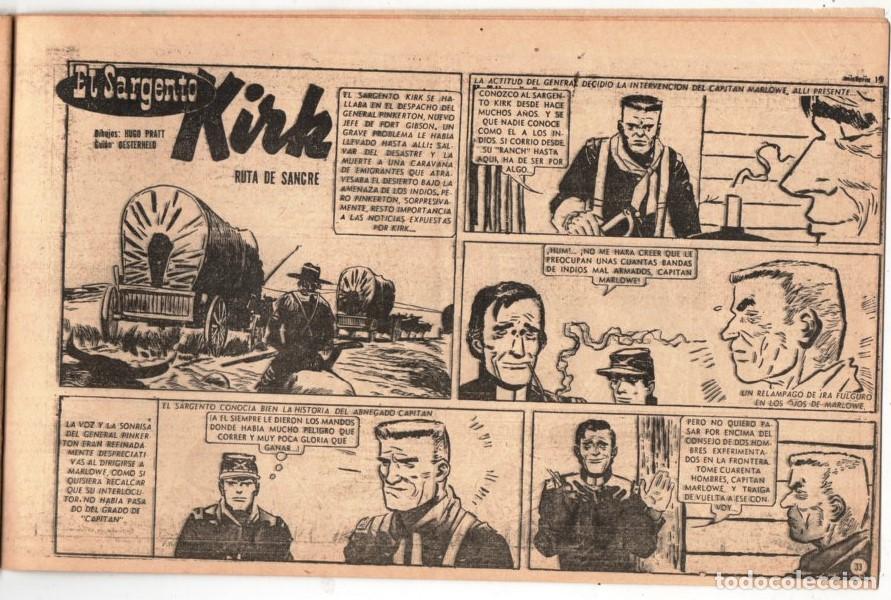 C&oacute;mics: 1956 MISTERIX # 425 SARGENTO KIRK, RUTA DE SANGRE - PRATT OESTERHELD SOLANO LOPEZ -FUERTE ARGENTINO