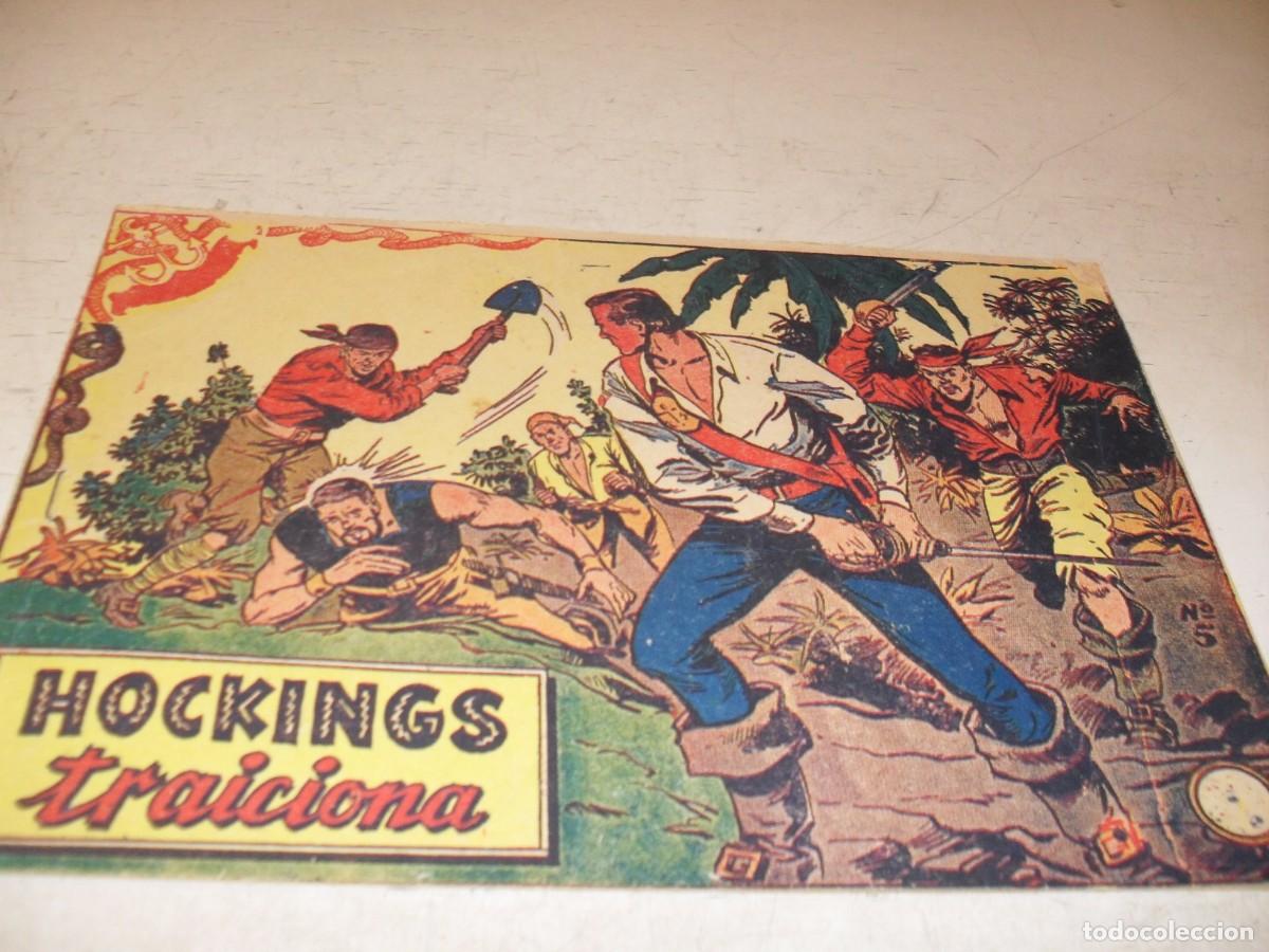 C&oacute;mics: (ORIGINAL),EL CORSARIO AUDAZ N&ordm; 5,HOCKINGS TRAICIONA,DE 15.RICART,A&Ntilde;O 1955