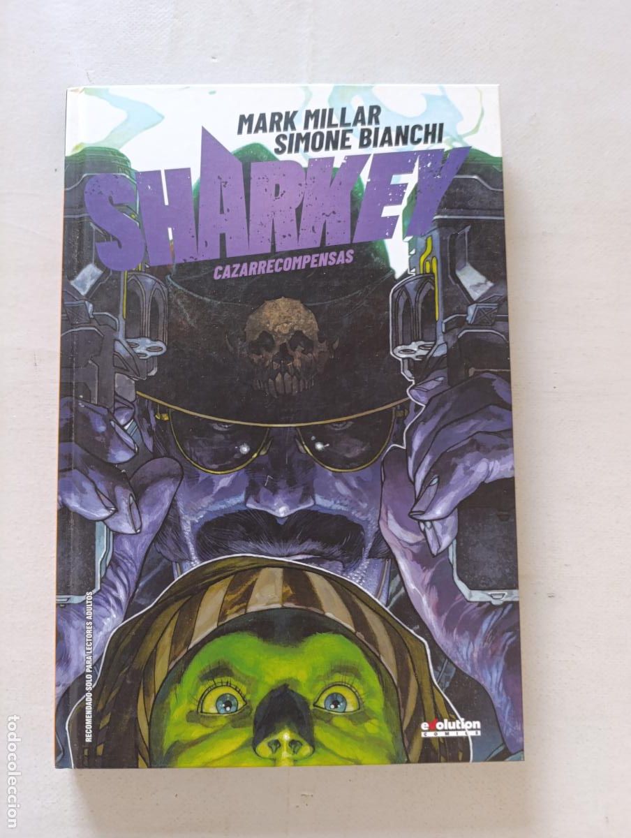 C&oacute;mics: SHARKEY, CAZARRECOMPENSAS - MARK MILLAR, SIMONE BIANCHI - EVOLUTION COMICS - TAPA DURA (118w)