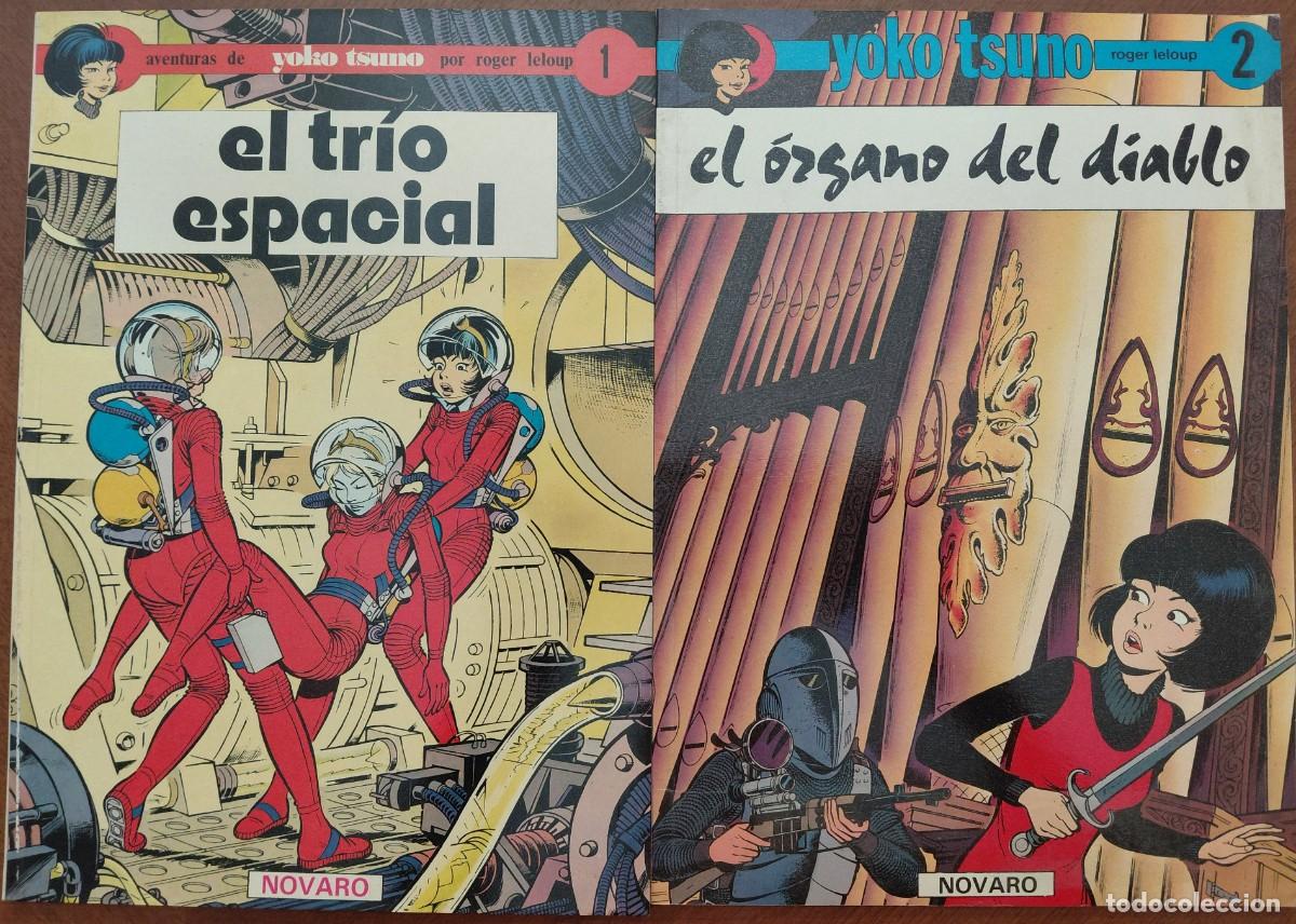 C&oacute;mics: YOKO TSUNO - EL TRIO ESPACIAL TOMOS 1 y 2 (EDITORIAL NOVARO - 1979)